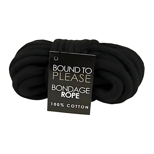 Bound to Please Bondage Rope Black