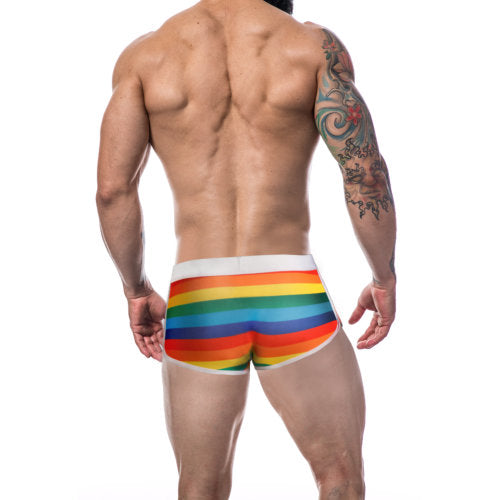 C4M Athletic Trunk Rainbow Small