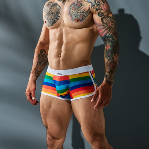 C4M Athletic Trunk Rainbow Small