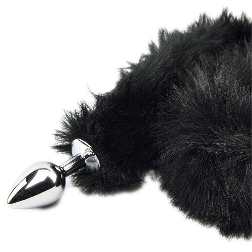 Furry Fantasy Black Panther Tail Butt Plug